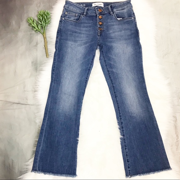 dl1961 lara instasculpt cropped flare jeans